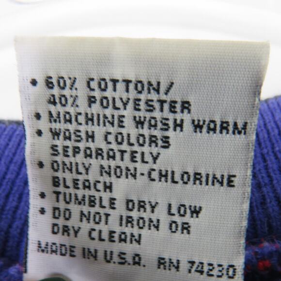 Gopher Sport Vintage 1980s Crewneck Sweatshirt New York Long Lake Train Large - Picture 4 of 5